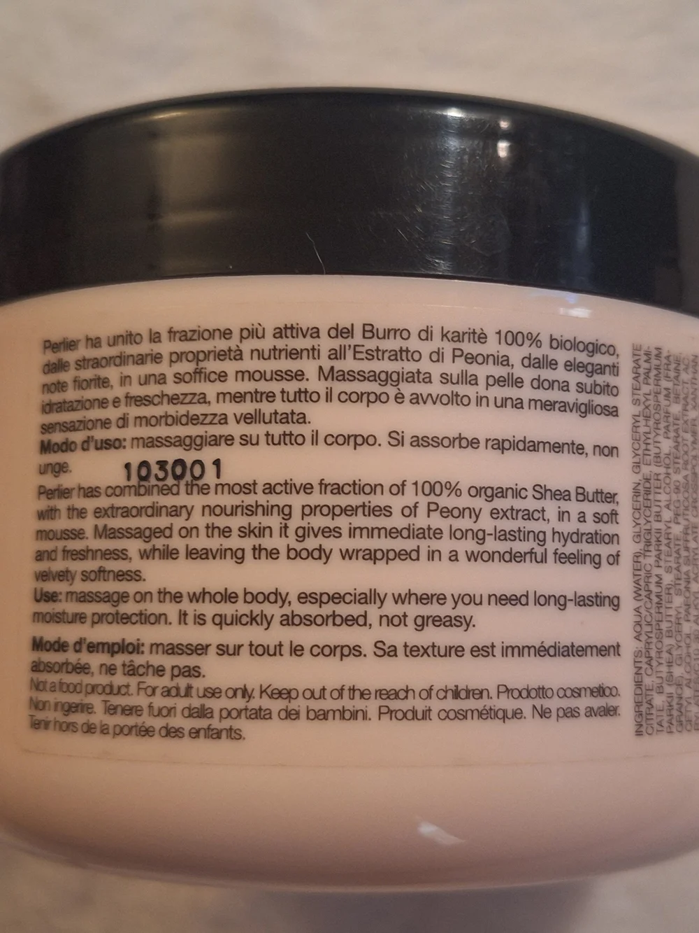 Perlier Pink Peony Moisturizing Body Mousse - Pink